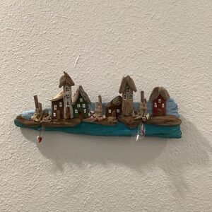 Driftwood Art, Driftwood Fishing Village, Driftwood Coastal Art